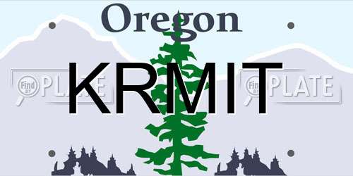 KRMIT Oregon License Plate