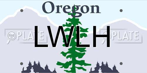 LWLH Oregon License Plate