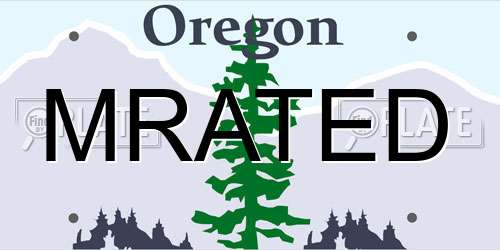 MRATED Oregon License Plate