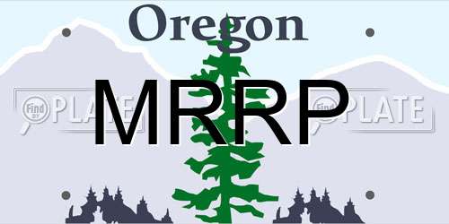 MRRP Oregon License Plate