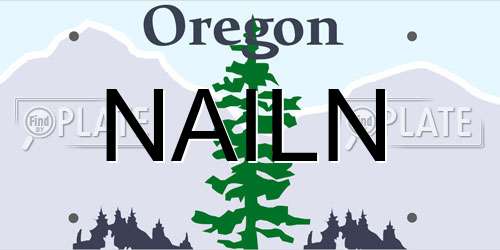 NAILN Oregon License Plate