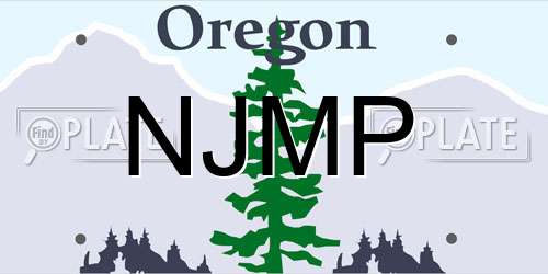 NJMP Oregon License Plate