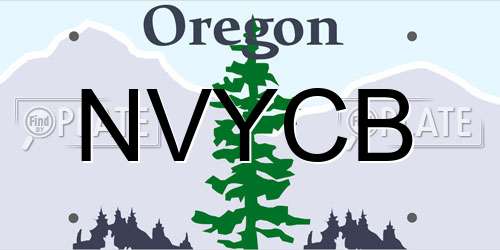 NVYCB Oregon License Plate
