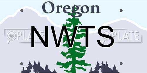 NWTS Oregon License Plate