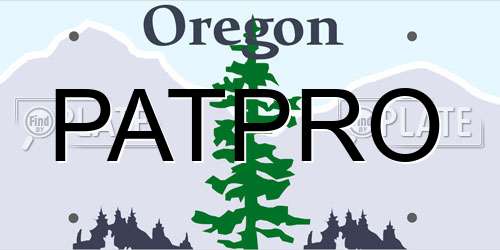 PATPRO Oregon License Plate