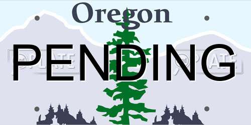 PENDING Oregon License Plate
