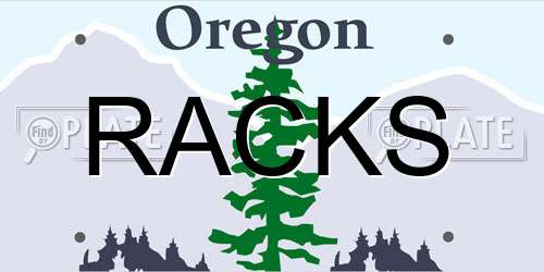 RACKS Oregon License Plate