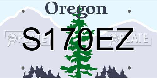 S170EZ Oregon License Plate
