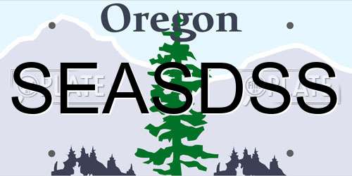 SEASDSS Oregon License Plate