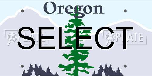 SELECT Oregon License Plate