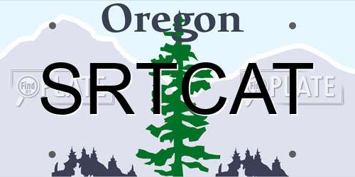 SRTCAT Oregon License Plate