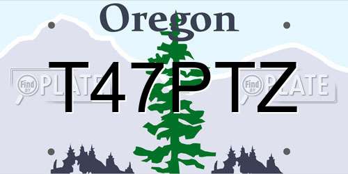 T47PTZ Oregon License Plate