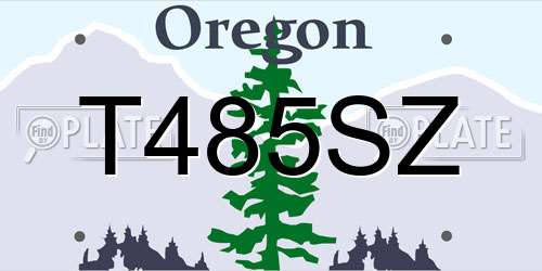 T485SZ Oregon License Plate