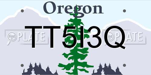 TT5I3Q Oregon License Plate