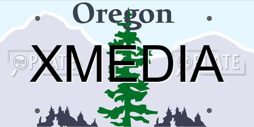 XMEDIA Oregon License Plate