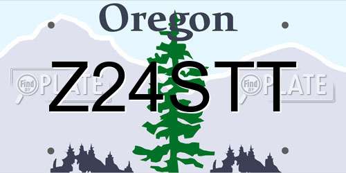 Z24STT Oregon License Plate