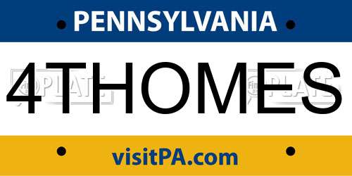 4THOMES Pennsylvania License Plate