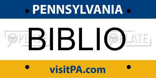 BIBLIO Pennsylvania License Plate