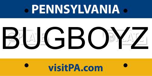 BUGBOYZ Pennsylvania License Plate