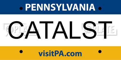 CATALST Pennsylvania License Plate