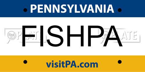 FISHPA Pennsylvania License Plate