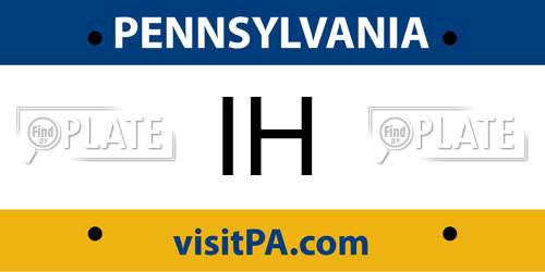 IH Pennsylvania License Plate