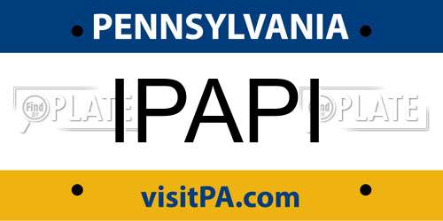IPAPI Pennsylvania License Plate
