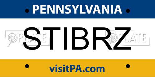 STIBRZ Pennsylvania License Plate