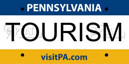 TOURISM Pennsylvania License Plate