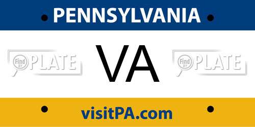 VA Pennsylvania License Plate