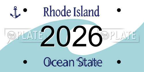2026 Rhode Island License Plate