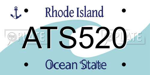ATS520 Rhode Island License Plate