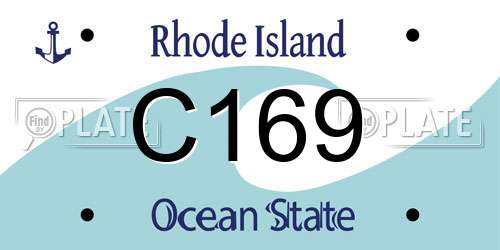 C169 Rhode Island License Plate