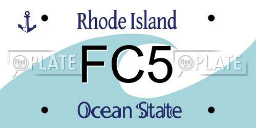 FC5 Rhode Island License Plate