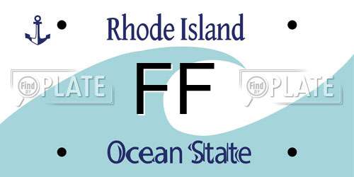 FF Rhode Island License Plate