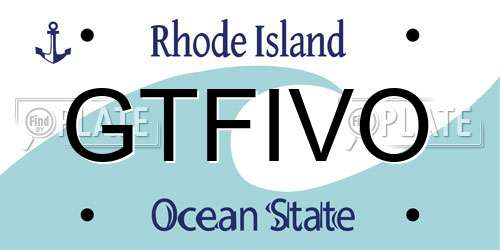 GTFIVO Rhode Island License Plate