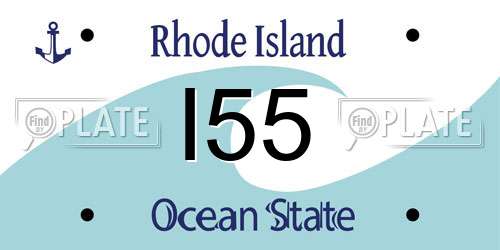 I55 Rhode Island License Plate