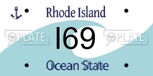 I69 Rhode Island License Plate