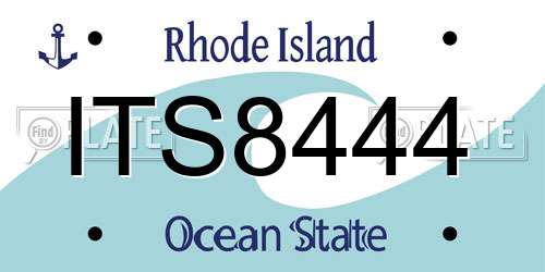 ITS8444 Rhode Island License Plate