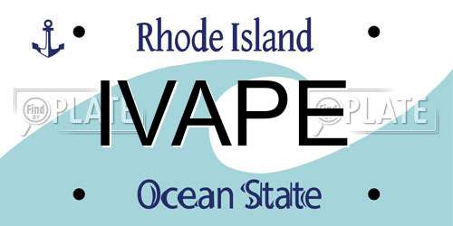 IVAPE Rhode Island License Plate