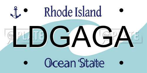 LDGAGA Rhode Island License Plate