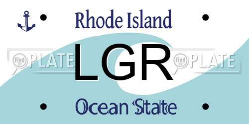 LGR Rhode Island License Plate