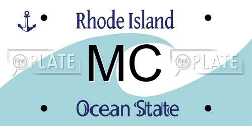 MC Rhode Island License Plate
