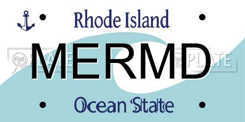 MERMD Rhode Island License Plate
