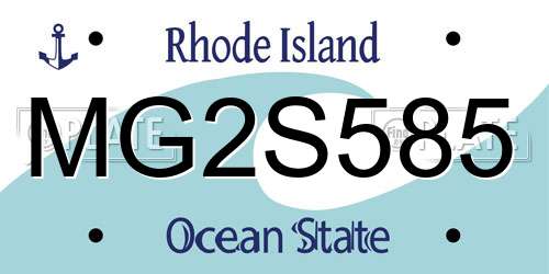 MG2S585 Rhode Island License Plate