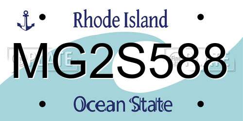 MG2S588 Rhode Island License Plate