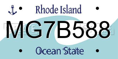 MG7B588 Rhode Island License Plate