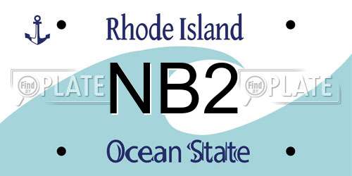 NB2 Rhode Island License Plate