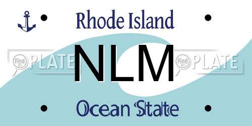 NLM Rhode Island License Plate