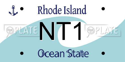NT1 Rhode Island License Plate